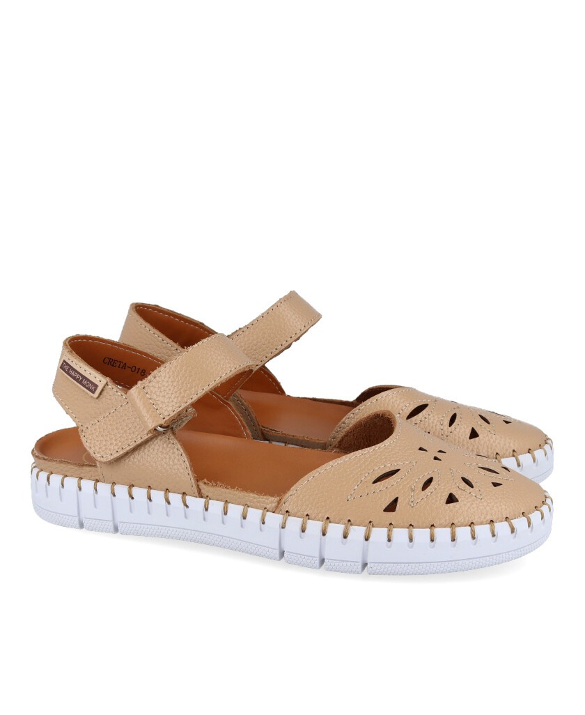 Semi open sandal Happy Monk Creta-018