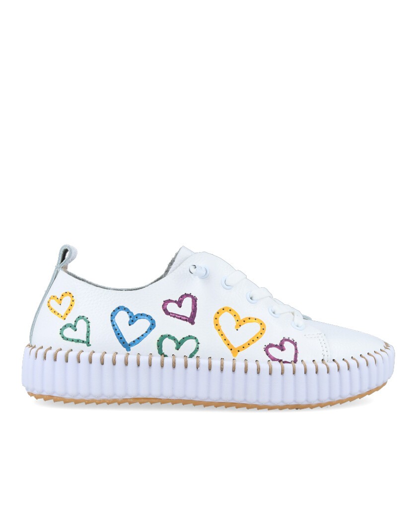 Zapatilla plana de piel Happy Monk Mallorca-009