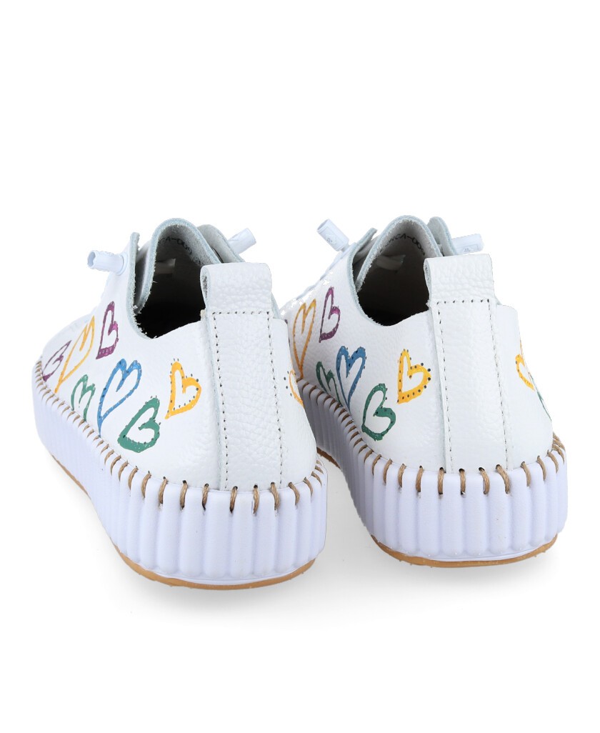 Zapatilla plana de piel Happy Monk Mallorca-009