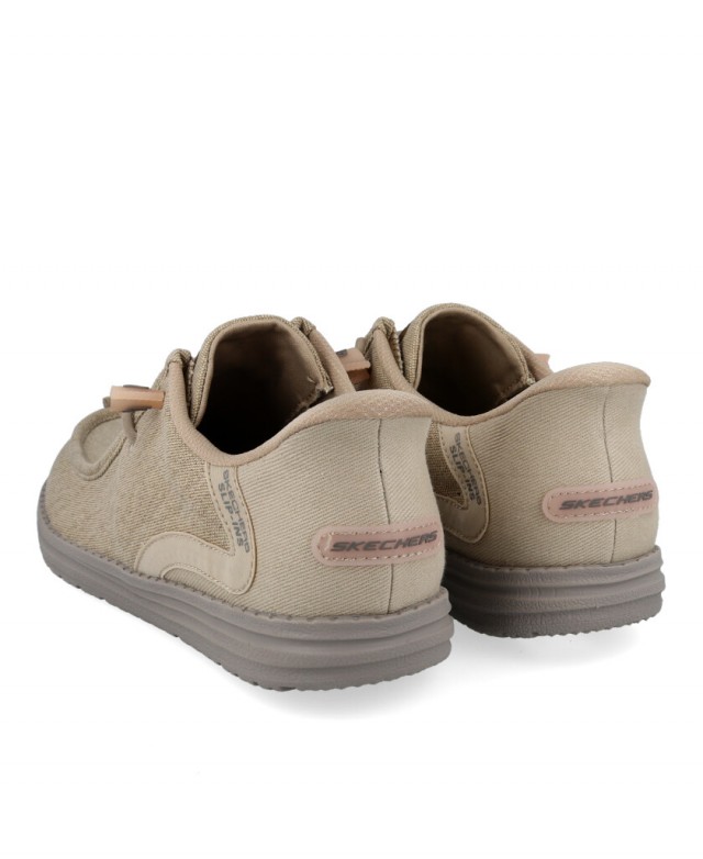 Mocasines de lona Skechers Slip-Ins Relaxed Fit