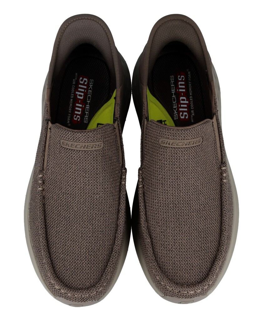 Mocasín deportivo taupe Skechers Slip-Ins Parson