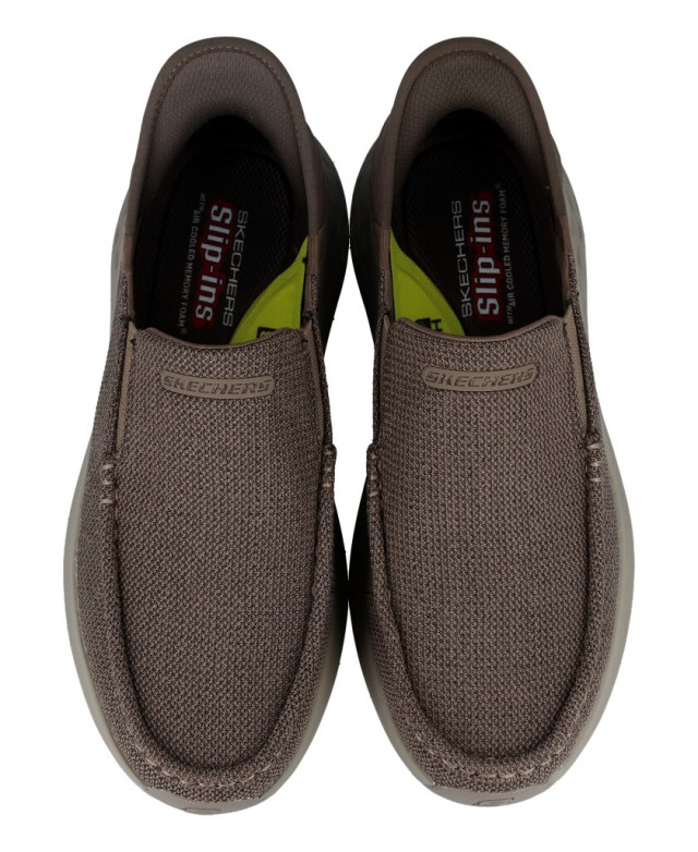 Skechers Slip-Ins Parson taupe sports loafers