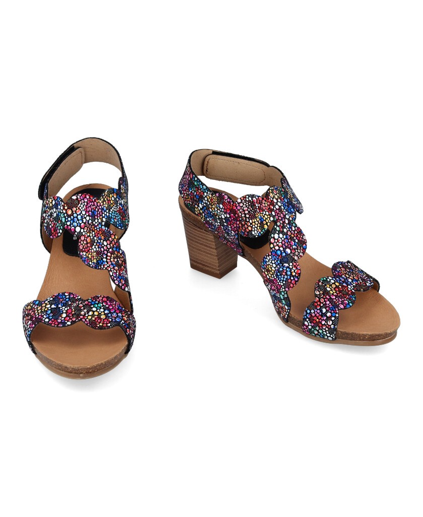 Sandalias de piel con tacón Penelope 5472-575