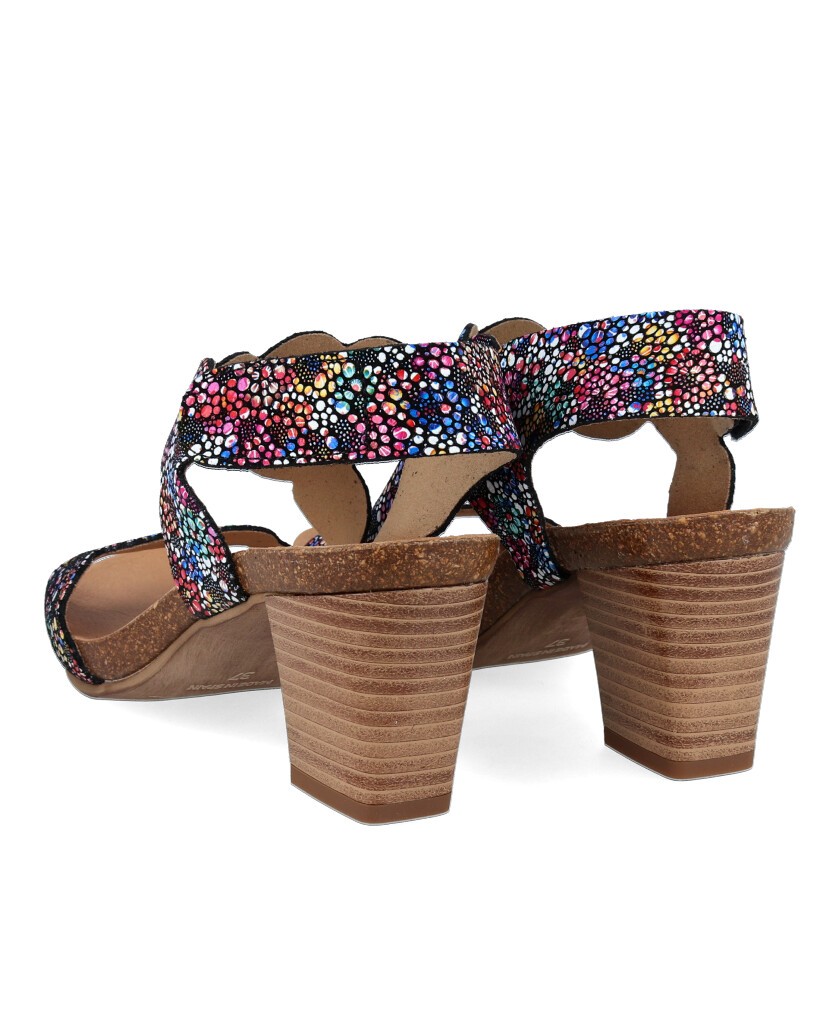 Sandalias de piel con tacón Penelope 5472-575