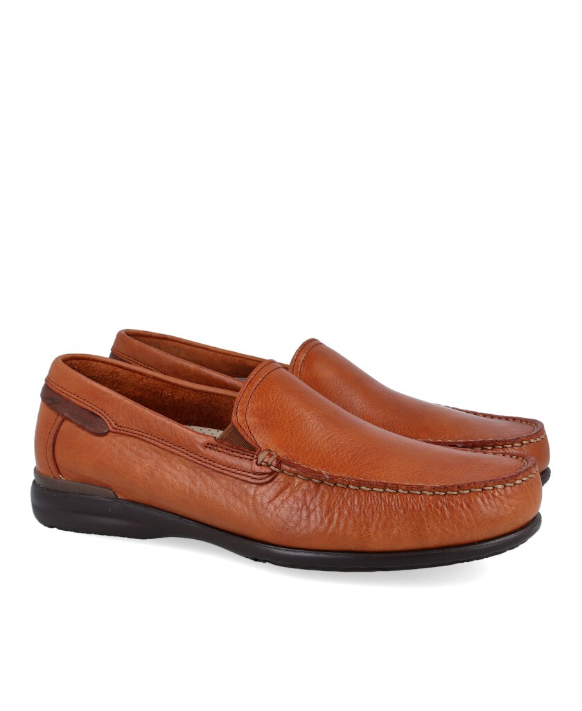 Leather moccasins for man Fluchos Orion 8682