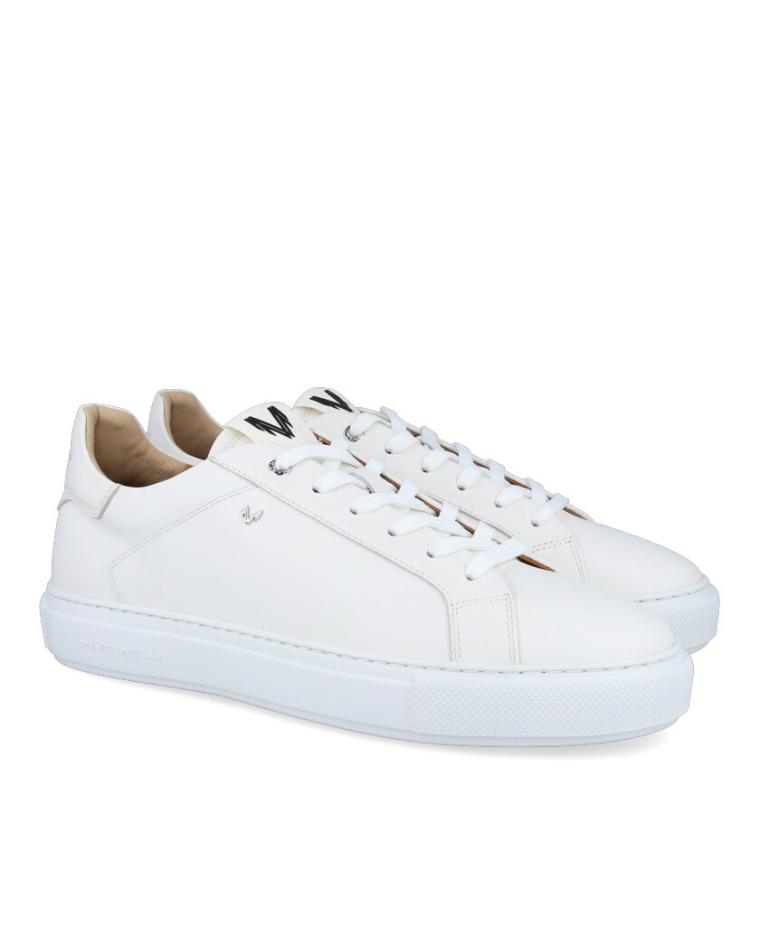 pZapatos para hombre en color blanco Caracteristicas con cordones altura de piso 2 cm zapato de estilo casual suela de goma ter