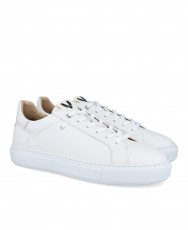 pZapatos para hombre en color blanco Caracteristicas con cordones altura de piso 2 cm zapato de estilo casual suela de goma ter