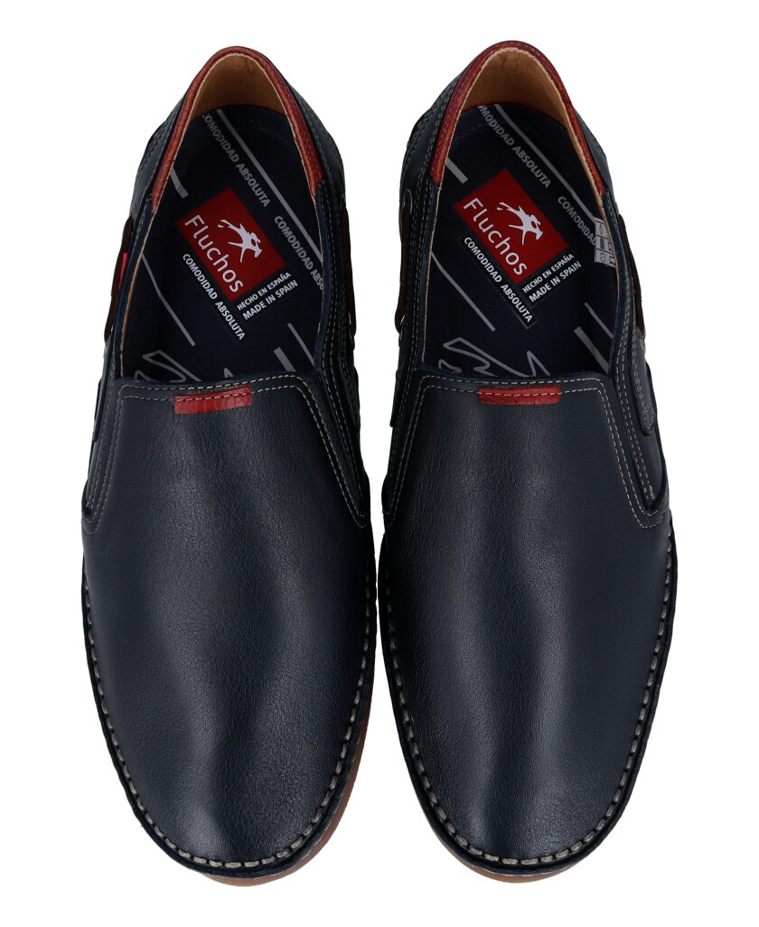 Classic blue loafers Fluchos Mariner F9883