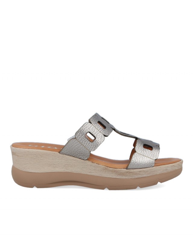 Metallic spade sandals Catchalot 24128