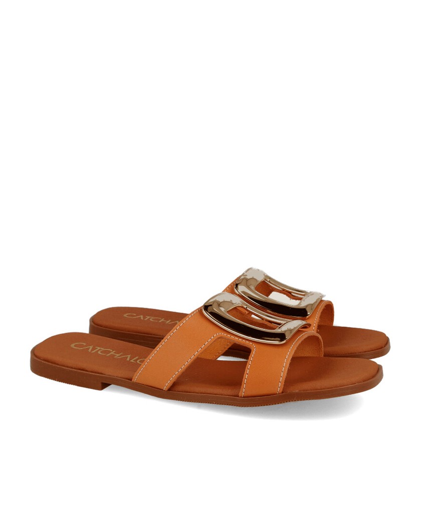 Sandalias planas de piel Catchalot 5565