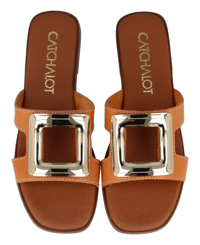 Flat leather sandals Catchalot 5565