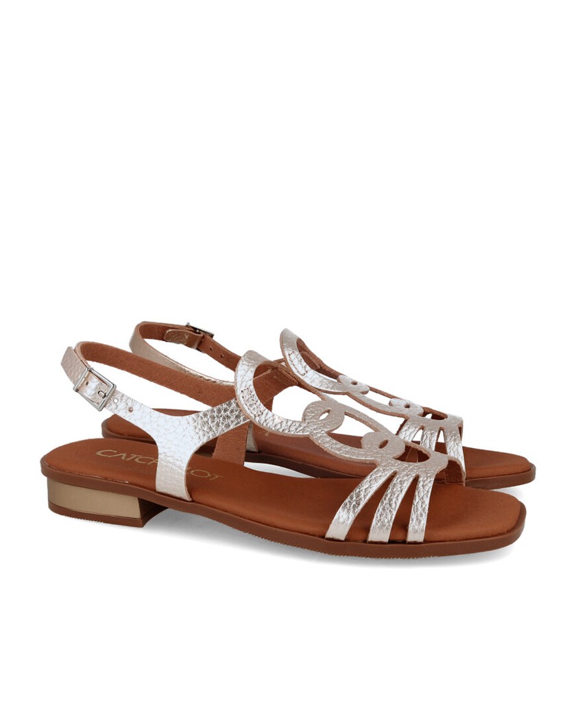 Catchalot 5593 flat strappy sandals