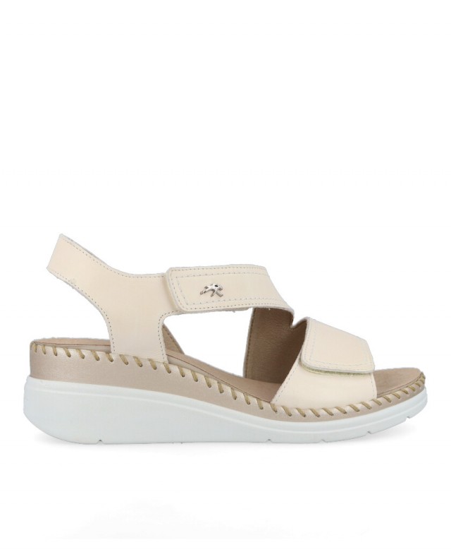 Sandalias con cuña Fluchos Leza F2137 Dore