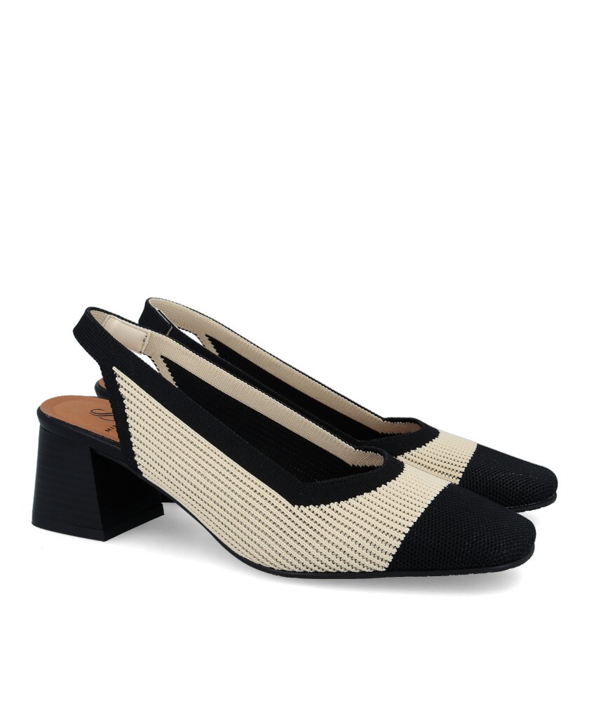 Zapatos de tacón elásticos Miss Elastic 76563