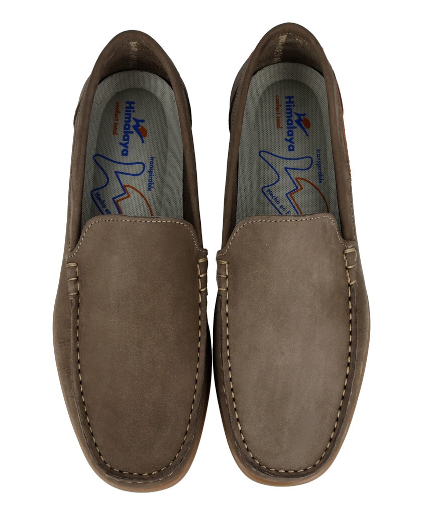 h2Mocasines de piel Himalaya Nobuck tortola 2198 h2 pLos mocasines de piel Himalaya Nobuck tortola 2198 para hombre en color ta