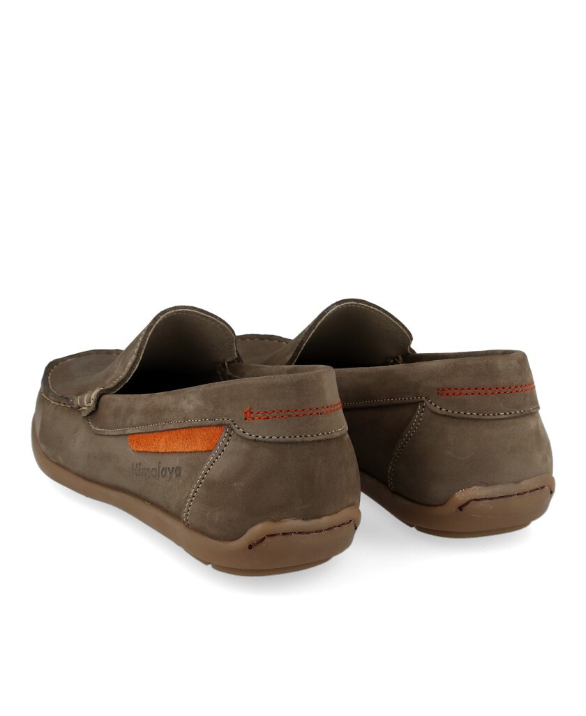h2Mocasines de piel Himalaya Nobuck tortola 2198 h2 pLos mocasines de piel Himalaya Nobuck tortola 2198 para hombre en color ta