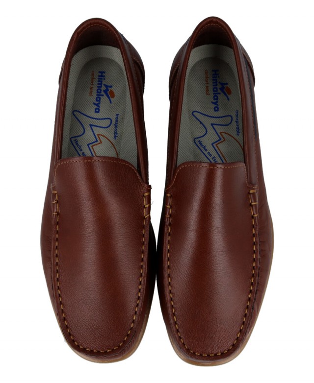 Mocasines de piel color marrón Himalaya 2198-PI Mocasines de piel color marrón Himalaya 2198-PI