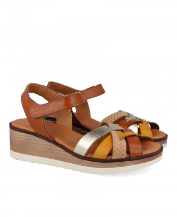 Sandalias de cuña con tiras Marila Moroni