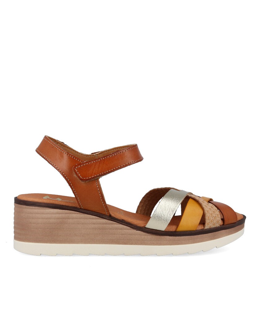 Marila Moroni strappy wedge sandals