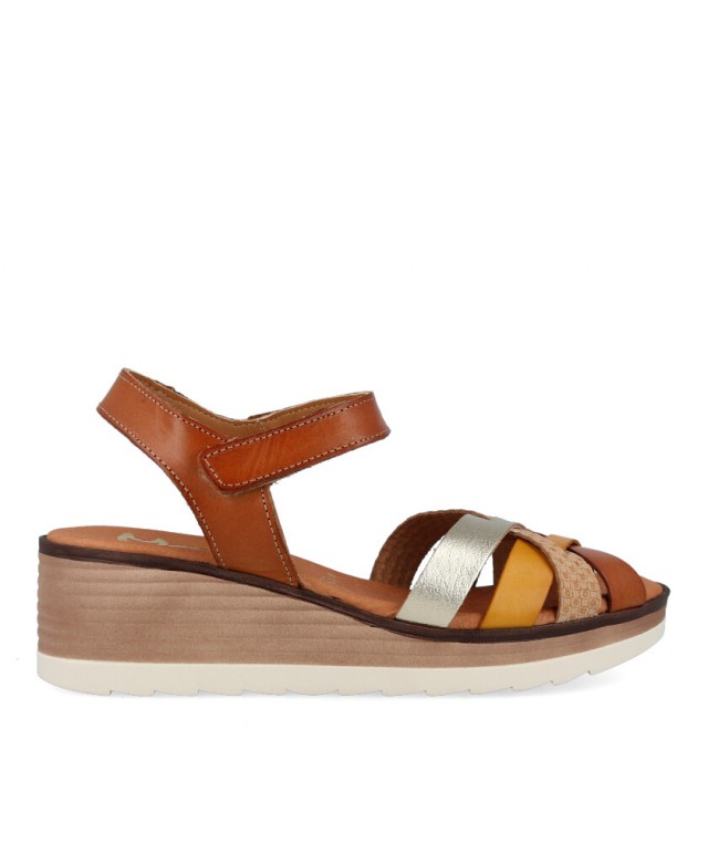 Marila Moroni strappy wedge sandals