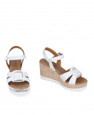 Repo Phil Gatiér 51425 buckle wedge sandal Repo Phil Gatiér 51425 buckle wedge sandal