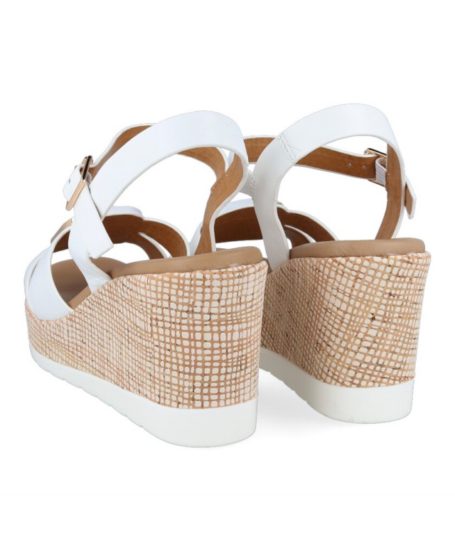 Repo Phil Gatiér 51425 buckle wedge sandal Repo Phil Gatiér 51425 buckle wedge sandal