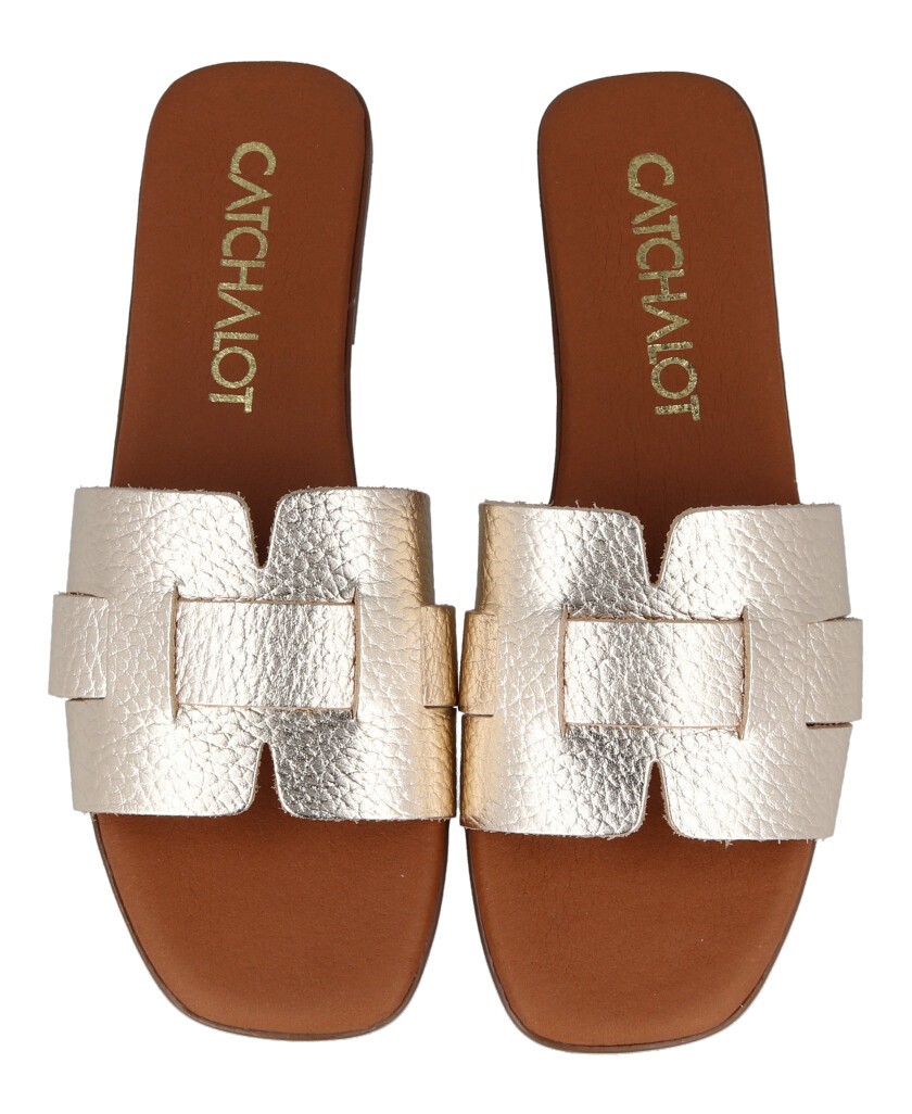 Sandalias planas metalizadas Catchalot 5550