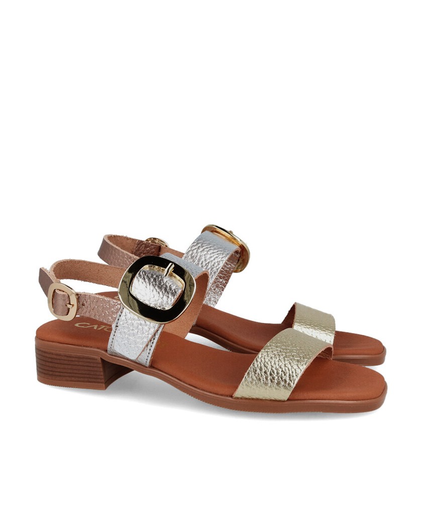 Sandalias de piel metalizadas Catchalot 5609