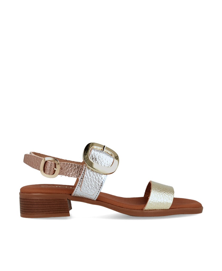 Sandalias de piel metalizadas Catchalot 5609