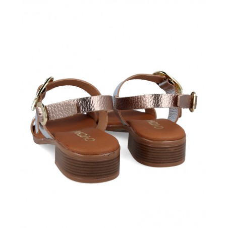 Metallic leather sandals Catchalot 5609