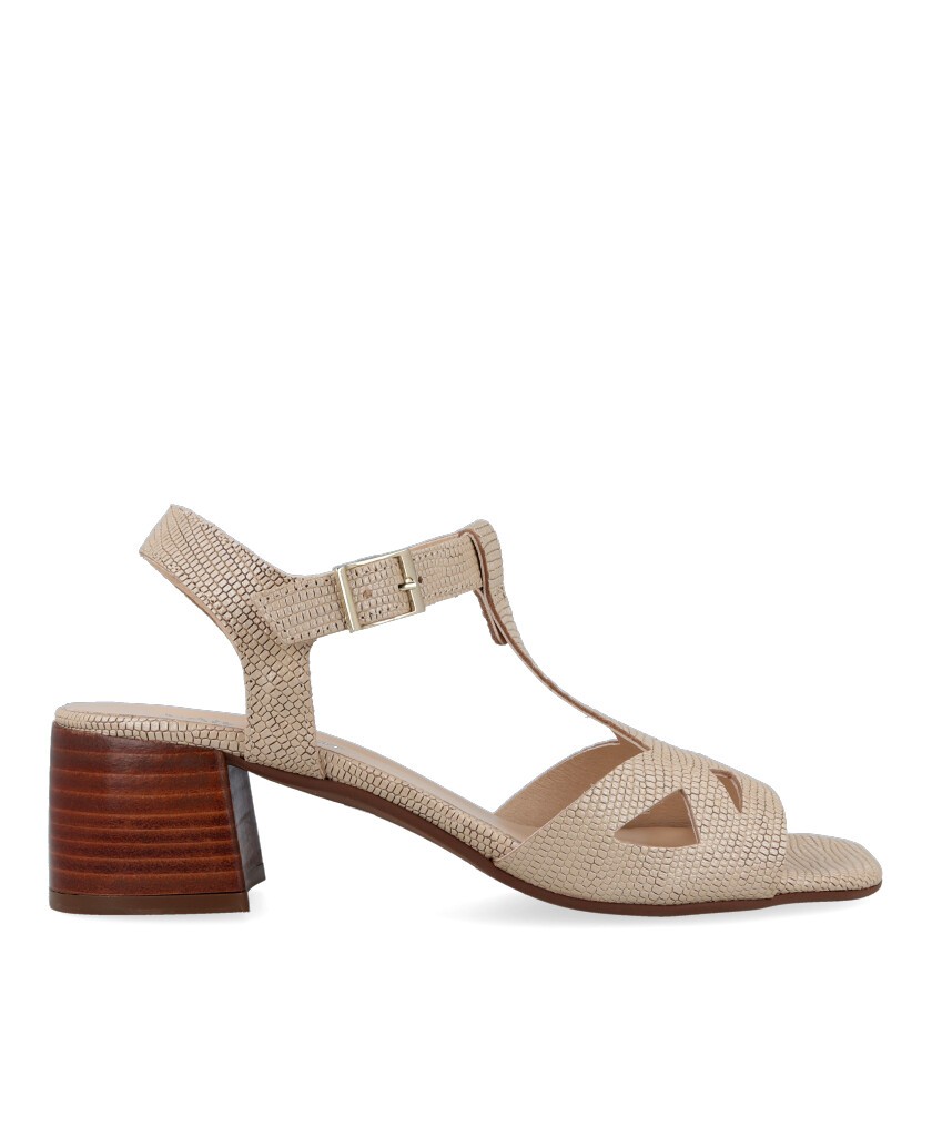 Sandalias de tacón bajo Kissia 904