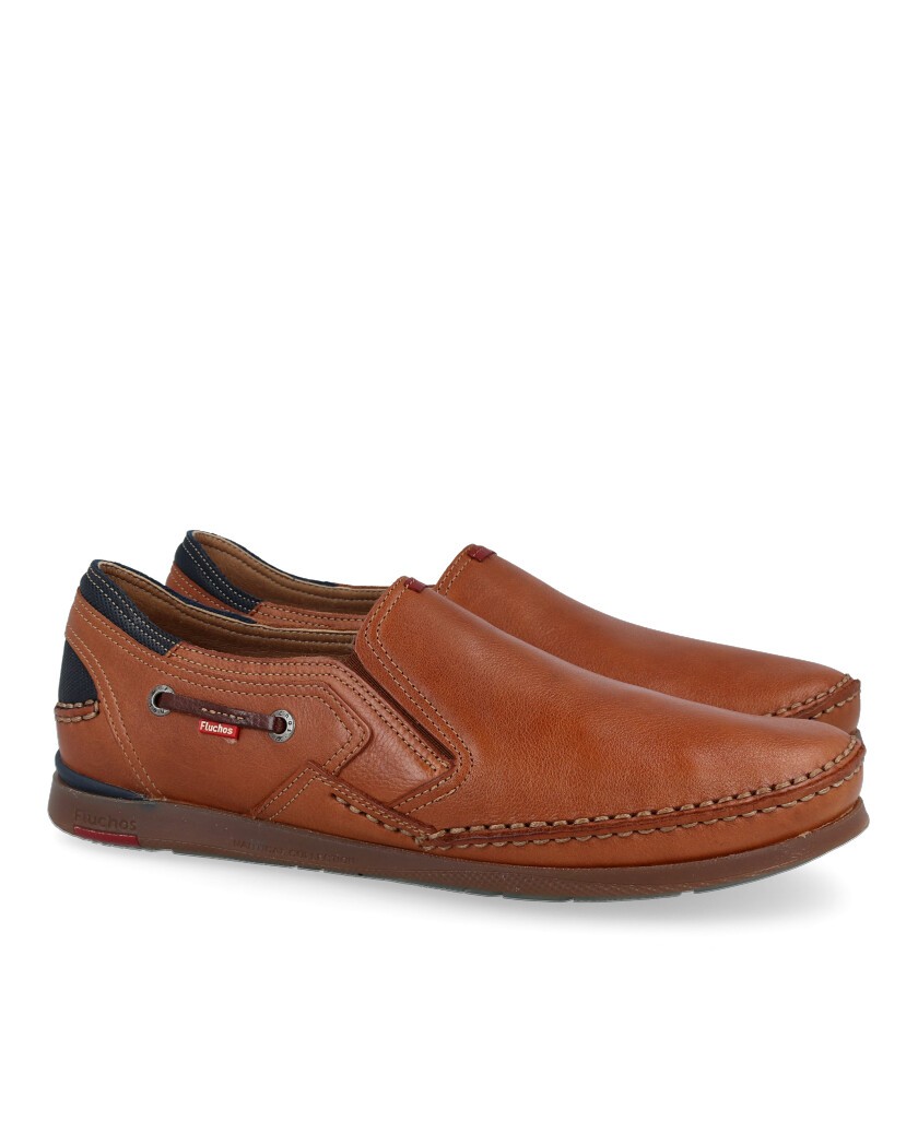 Fluchos Mariner F9883 classic brown loafers