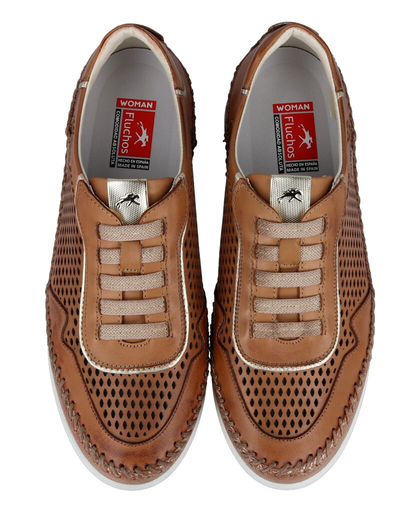 Women's brown sneakers Fluchos Sella F2143