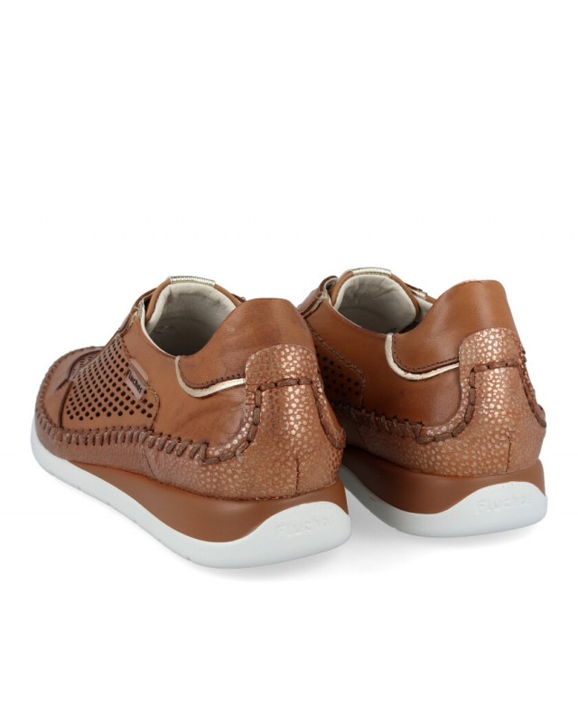 Sneakers marrones de mujer Fluchos Sella F2143