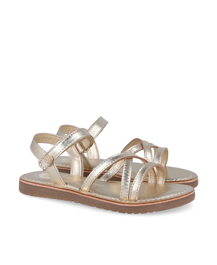 Gioseppo Tolland 75304-P metallic sandals