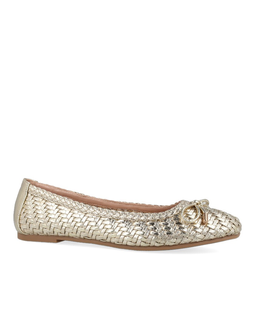 D'angela DRL28239 metallic flat ballerinas