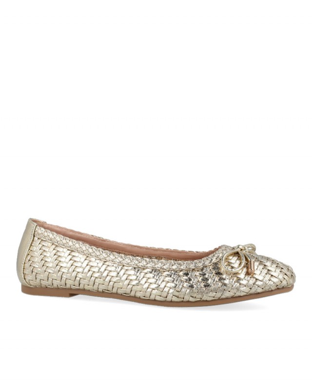 D'angela DRL28239 metallic flat ballerinas