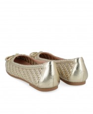D'angela DRL28239 metallic flat ballerinas