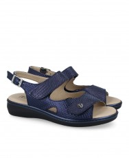 Navy blue open sandal Pitillos 10300