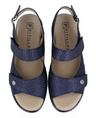 Navy blue open sandal Pitillos 10300