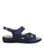 Navy blue open sandal Pitillos 10300