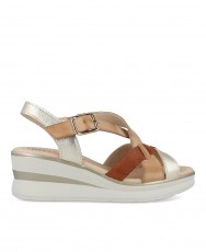 Multicolor wedge sandal Pitillos 10360