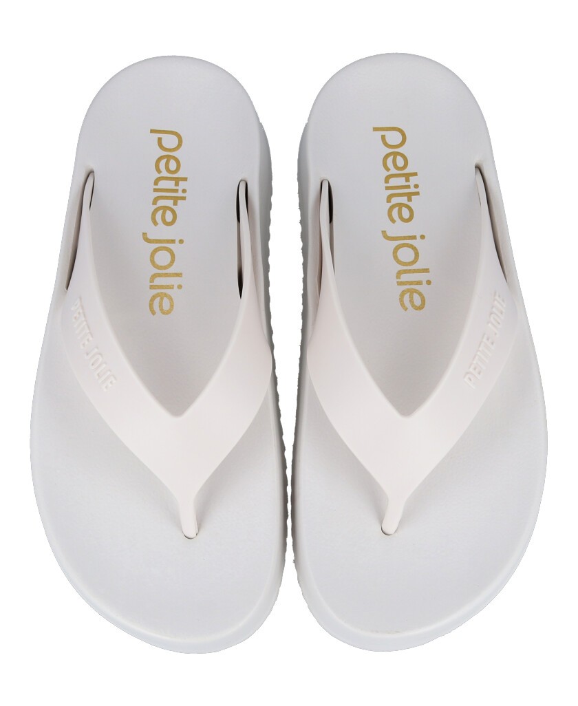 White flip flops Petite Jolie Basic PJ6818