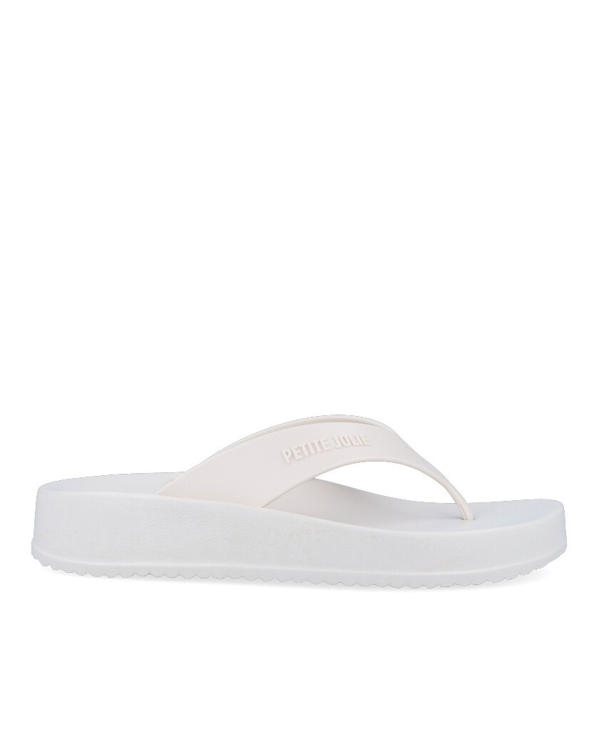 Chanclas blancas Petite Jolie Basic PJ6818