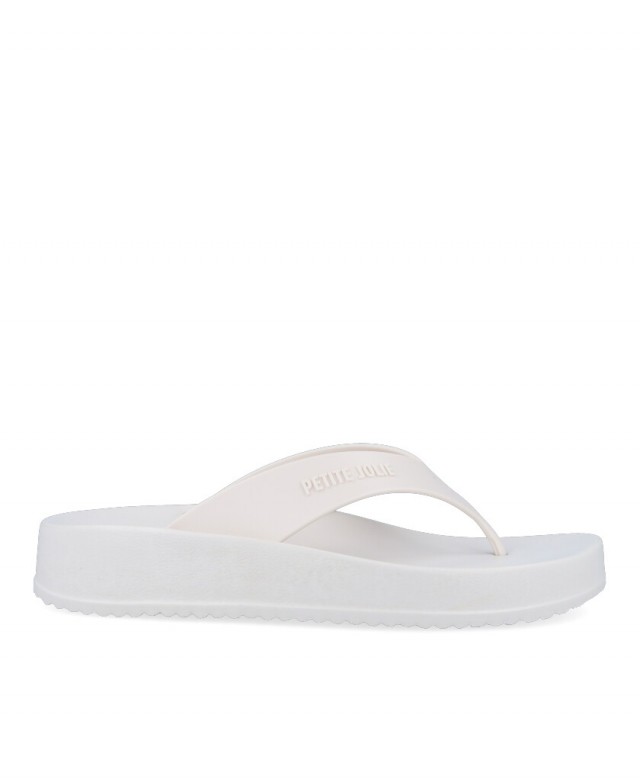 White flip flops Petite Jolie Basic PJ6818 White flip flops Petite Jolie Basic PJ6818