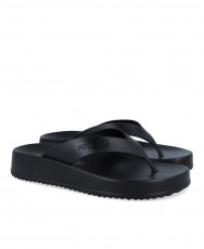 Sandalias goma negras Basic Petite Jolie PJ6818 Sandalias goma negras Basic Petite Jolie PJ6818