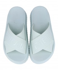 Petite Jolie 6812II Water Green Casual Slide Sandal