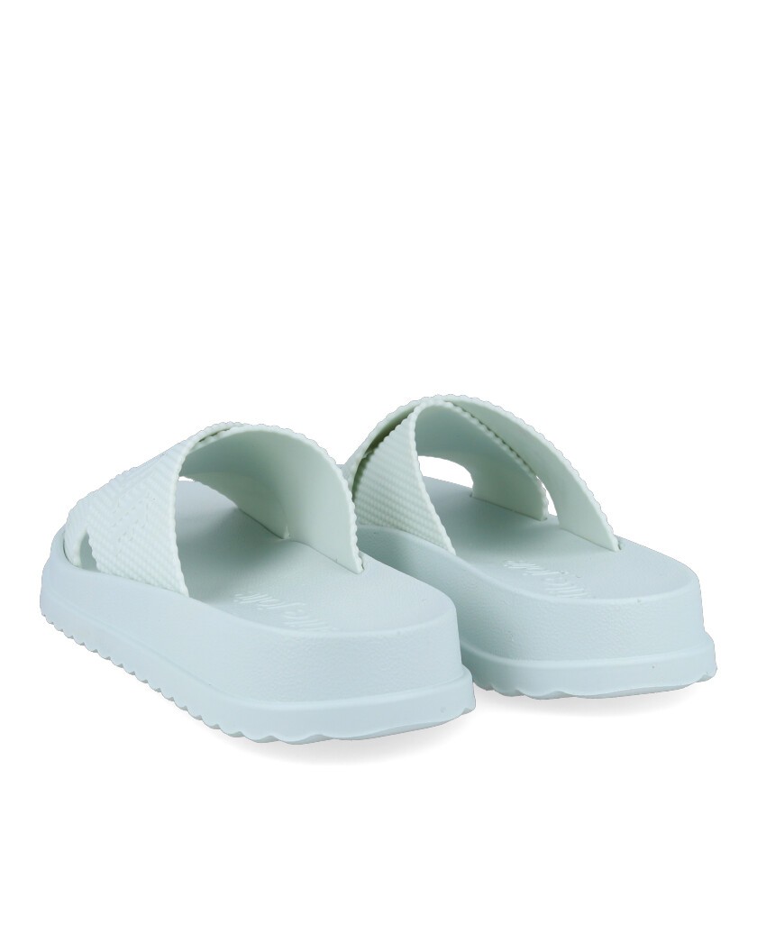 Petite Jolie 6812II Water Green Casual Slide Sandal
