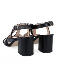 Patricia Miller Lavanda 6768 Black Heel Sandal