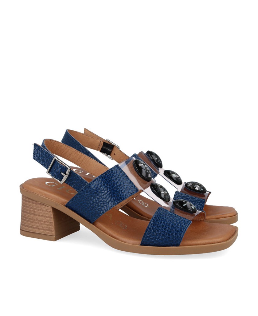 Catchalot blue beaded sandals 54164